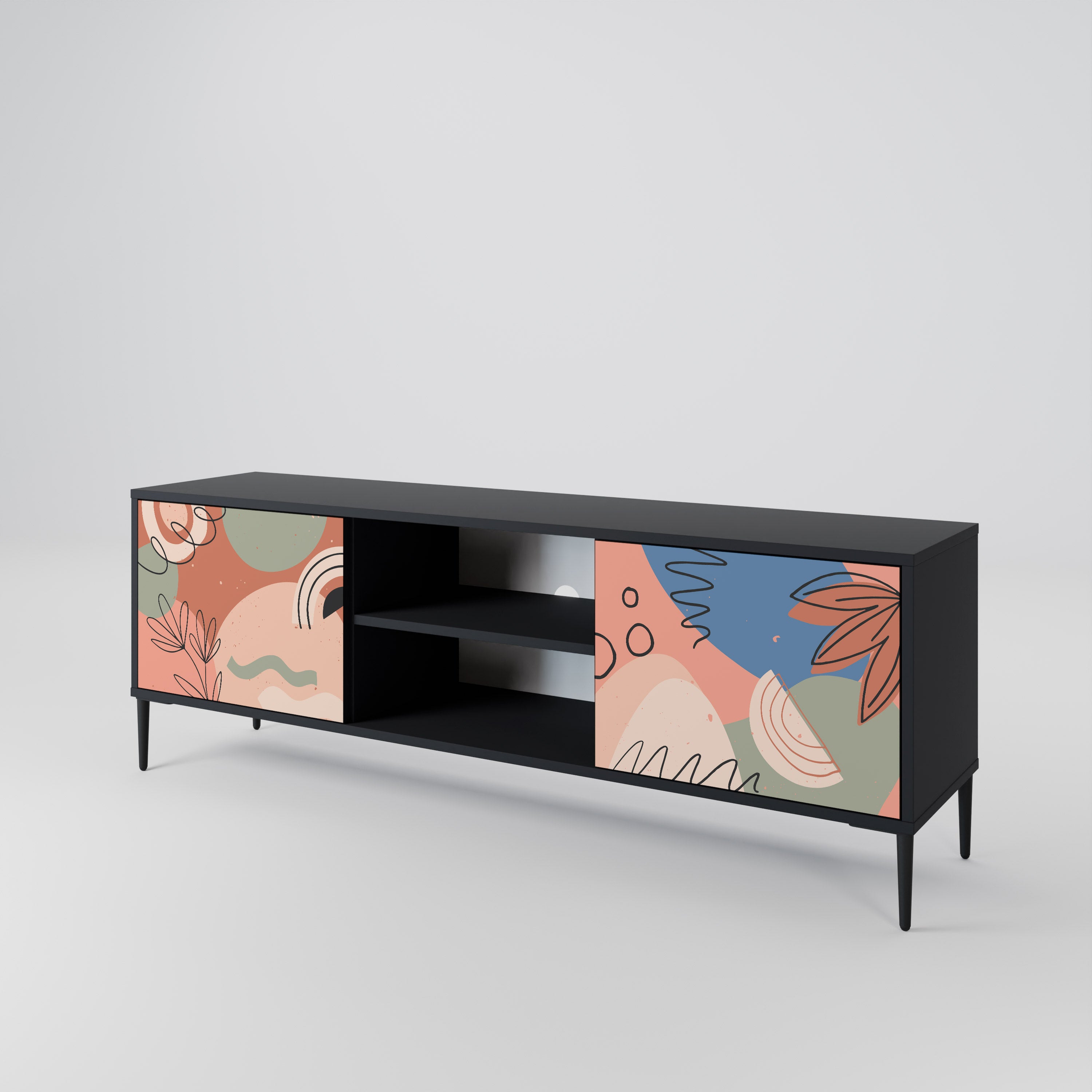 PASTEL DESTINY 2-Door TV Cabinet