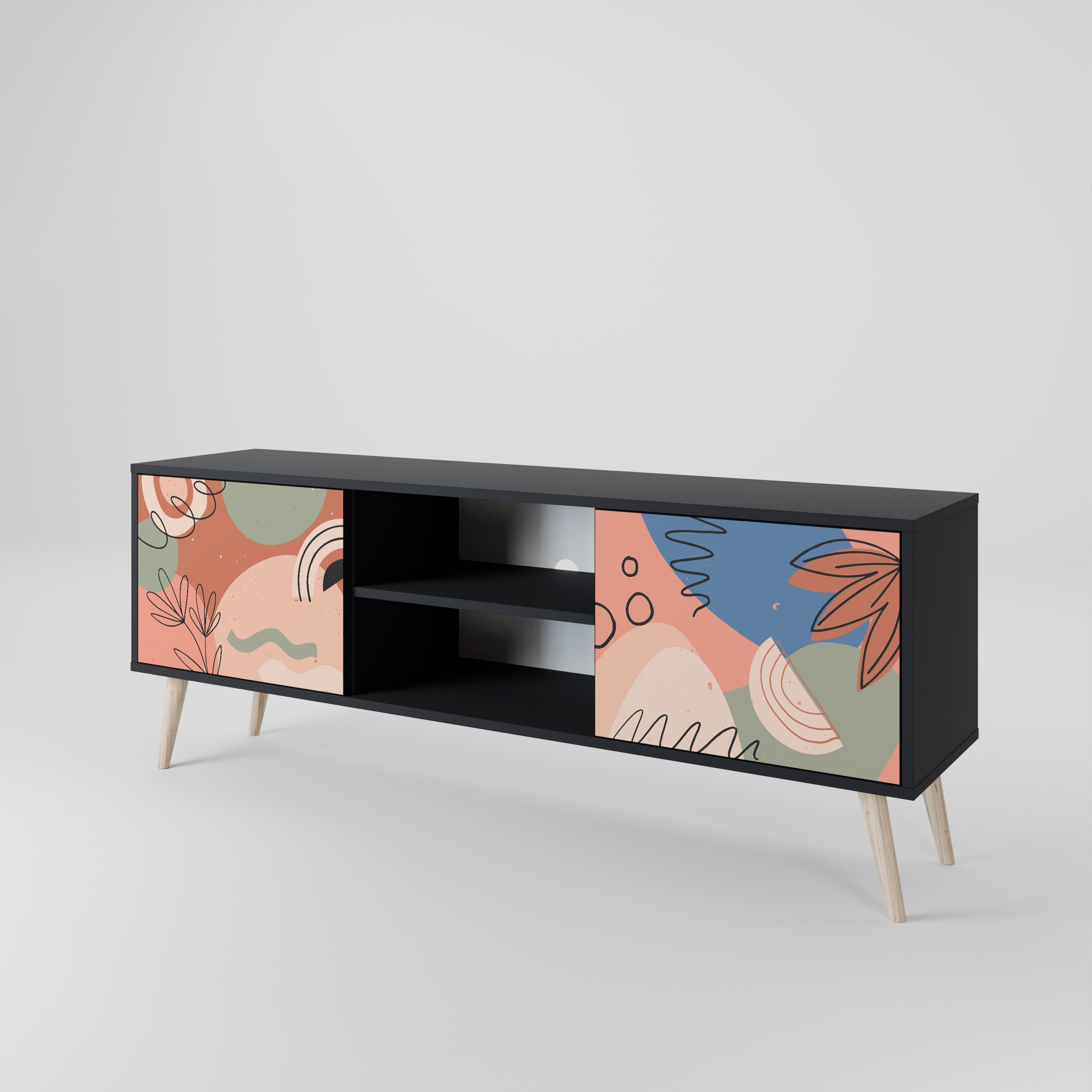 PASTEL DESTINY 2-Door TV Cabinet