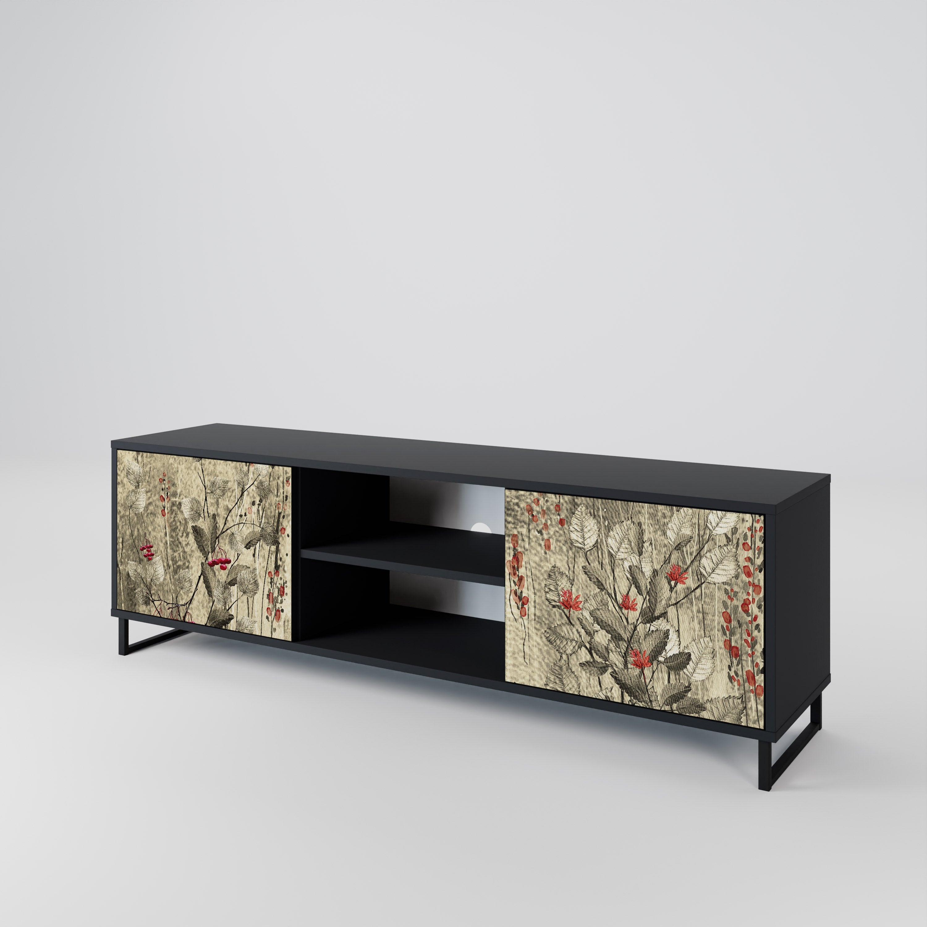 HERBAL GRACE 2-Door TV Cabinet