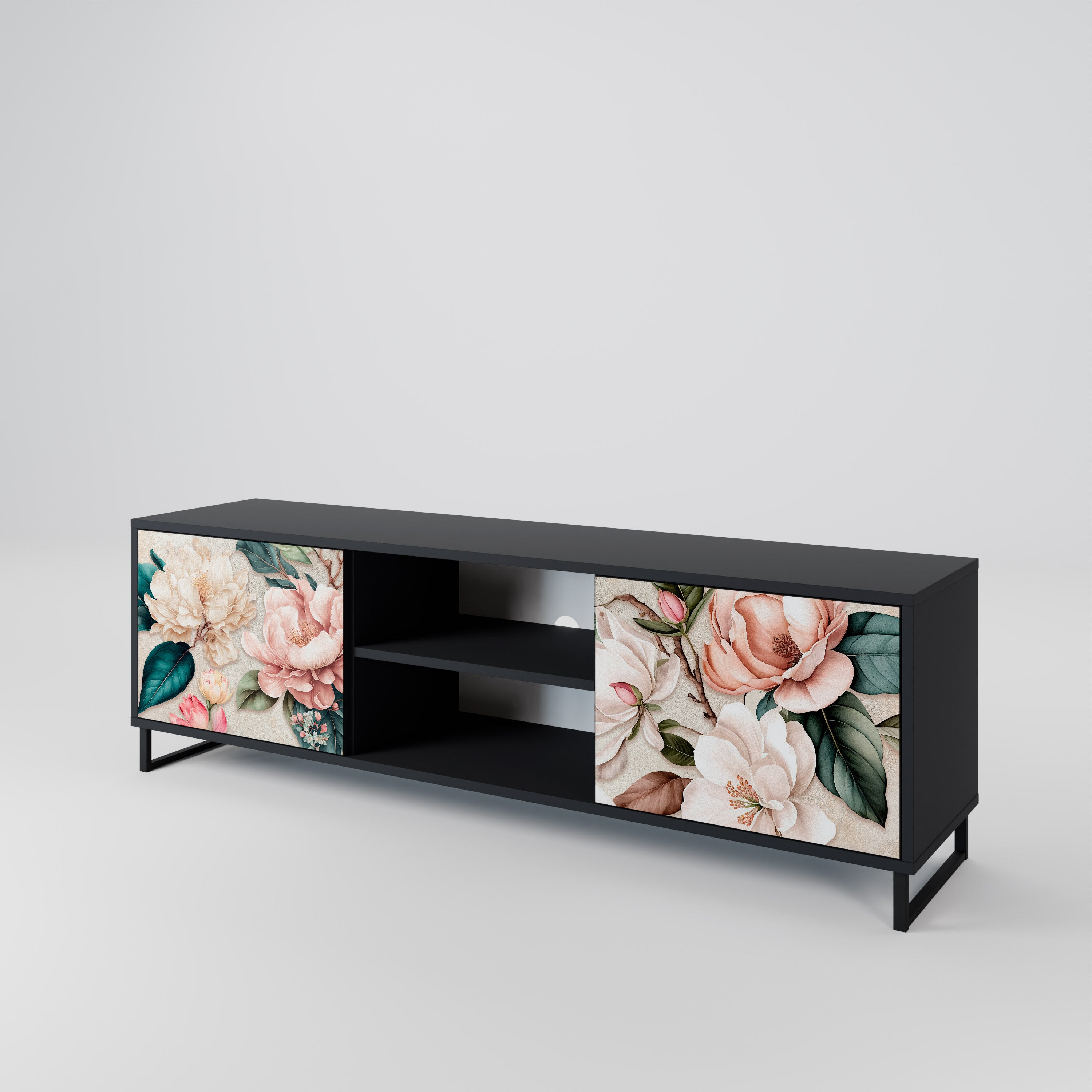 FLORAL GRACE 2-Door TV Cabinet