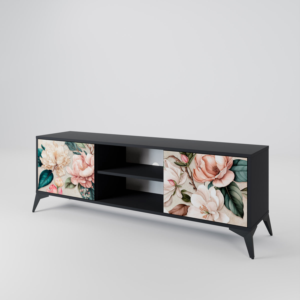 FLORAL GRACE Dvoudveřový TV stolek