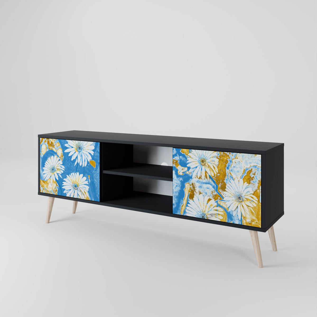 DAISY LUXE Dvoudveřový TV stolek