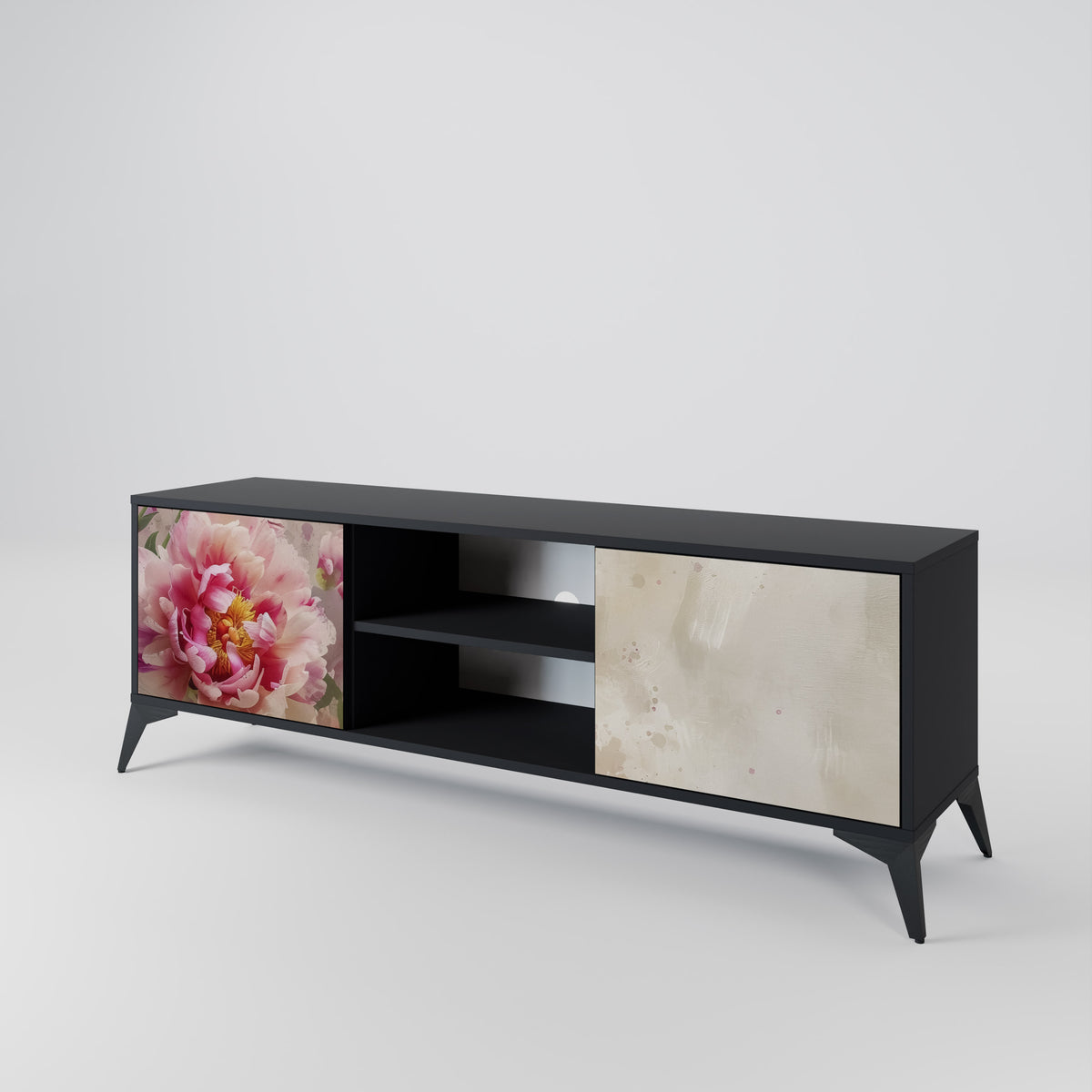 PEONY WHISPER Dvoudveřový TV stolek