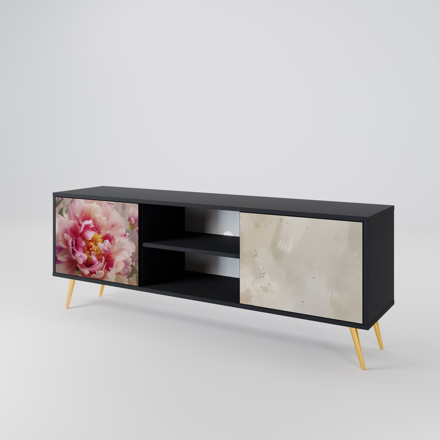 PEONY WHISPER Dvoudveřový TV stolek