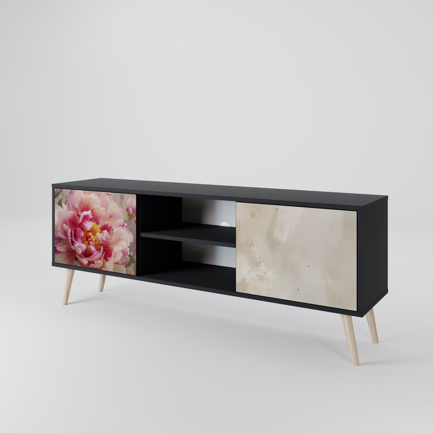 PEONY WHISPER Dvoudveřový TV stolek