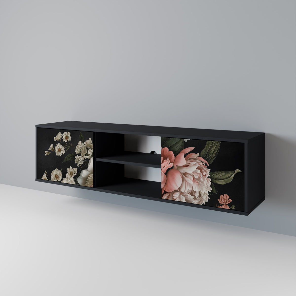 LUSH ELEGANCE Dvoudveřový TV stolek