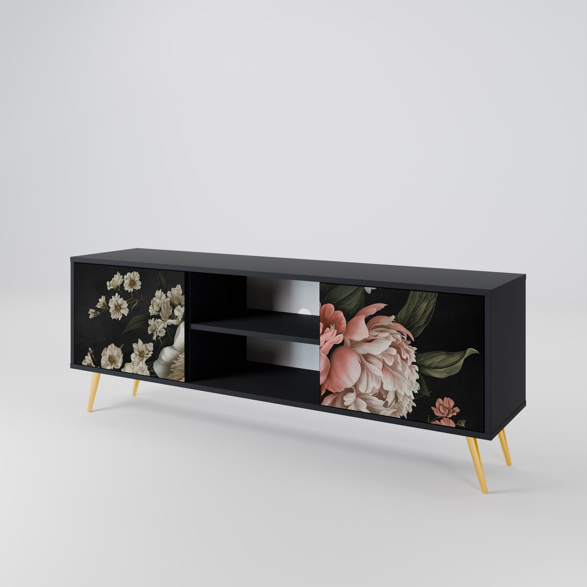 LUSH ELEGANCE Dvoudveřový TV stolek