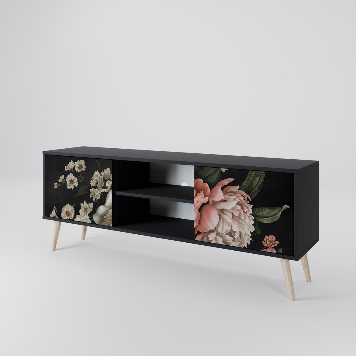 LUSH ELEGANCE Dvoudveřový TV stolek