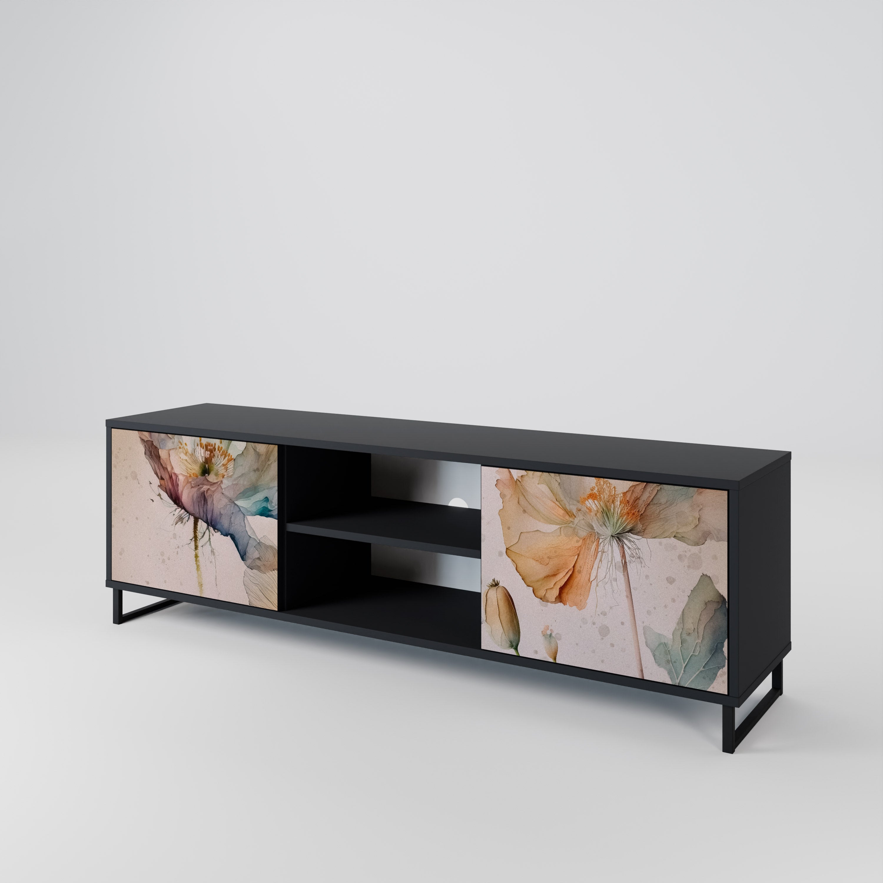 SOFTEN POPPY 2-Door TV Cabinet