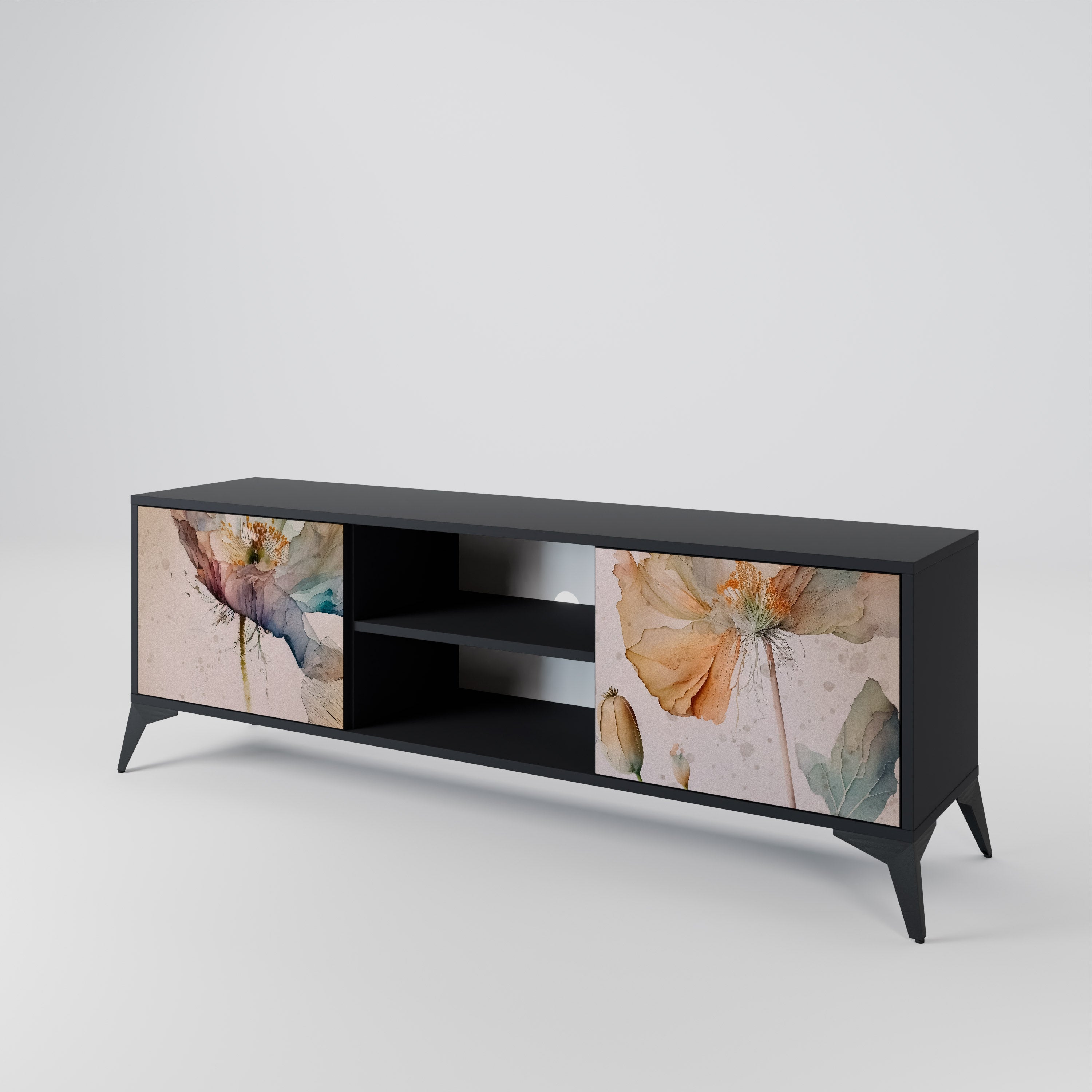 SOFTEN POPPY 2-Door TV Cabinet