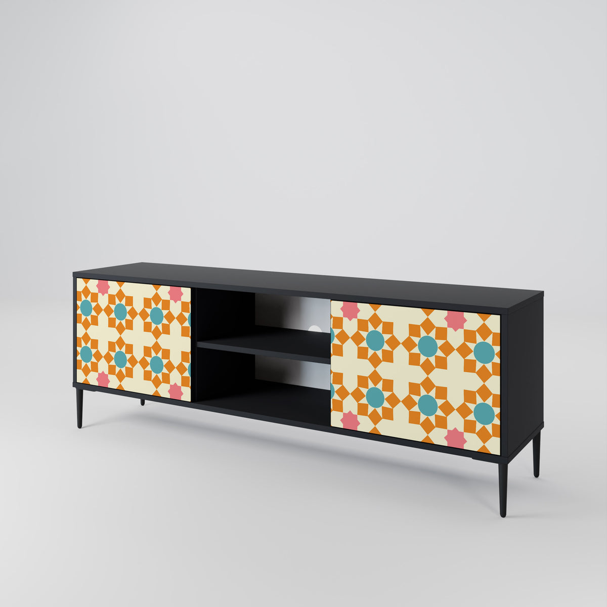 FLORAL DECOR Dvoudveřový TV stolek