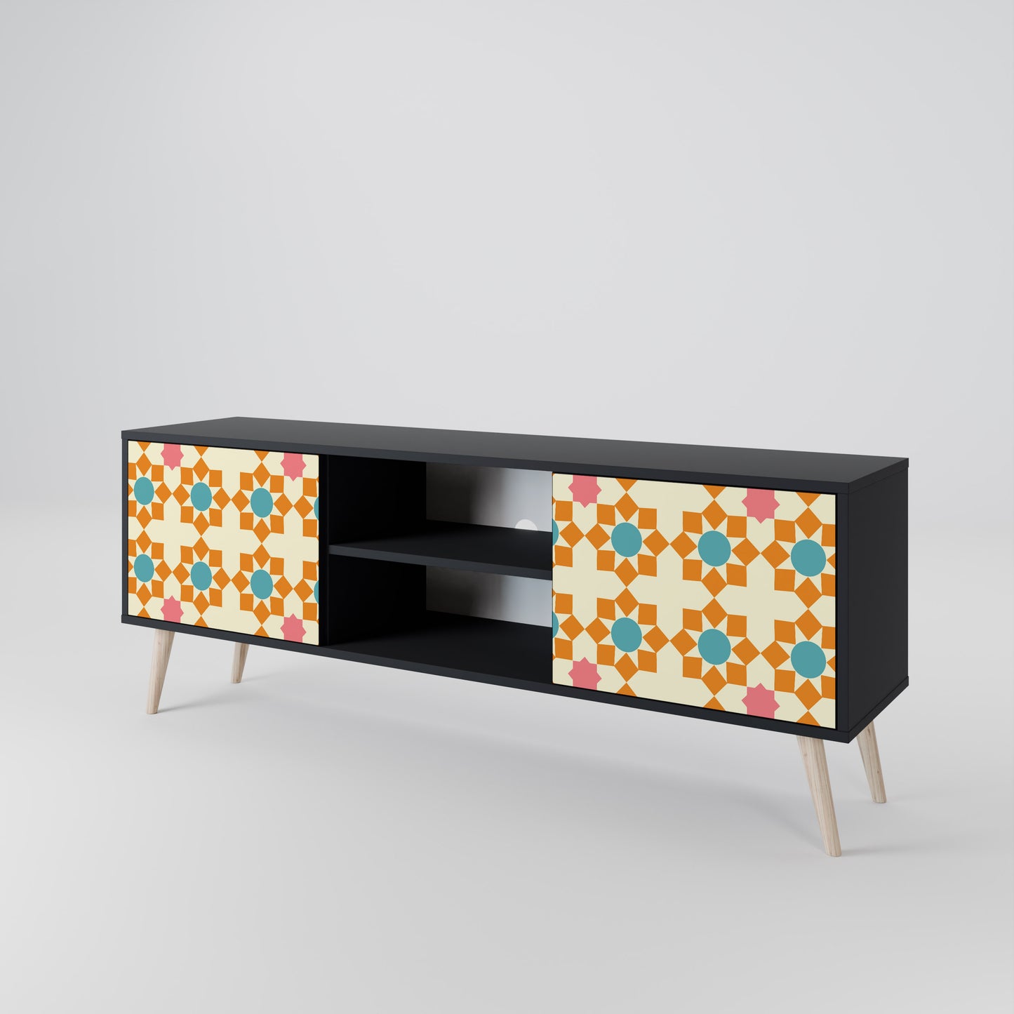 FLORAL DECOR Dvoudveřový TV stolek