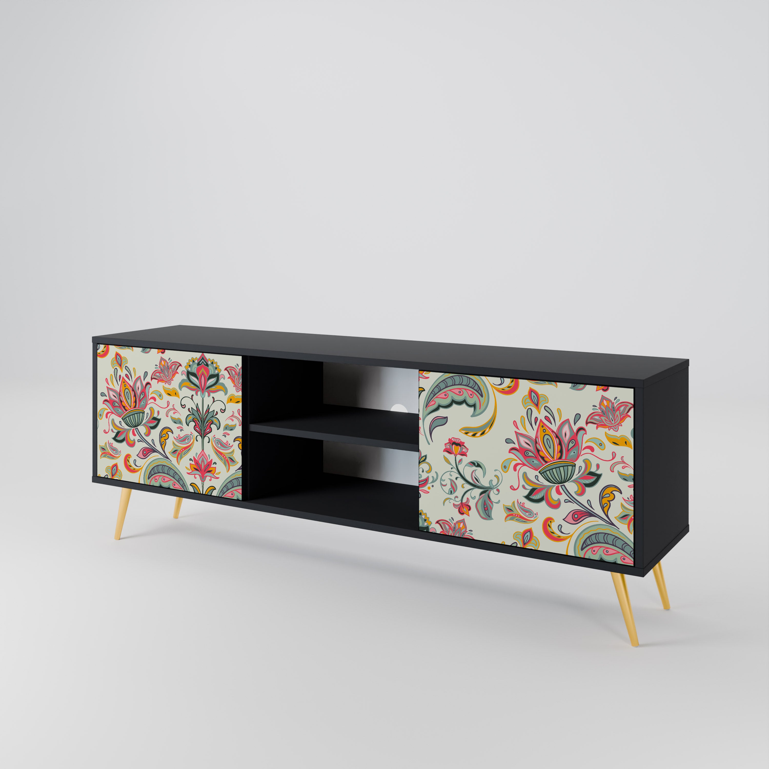 ORGANIC FOLKLORE 2-Door TV Cabinet