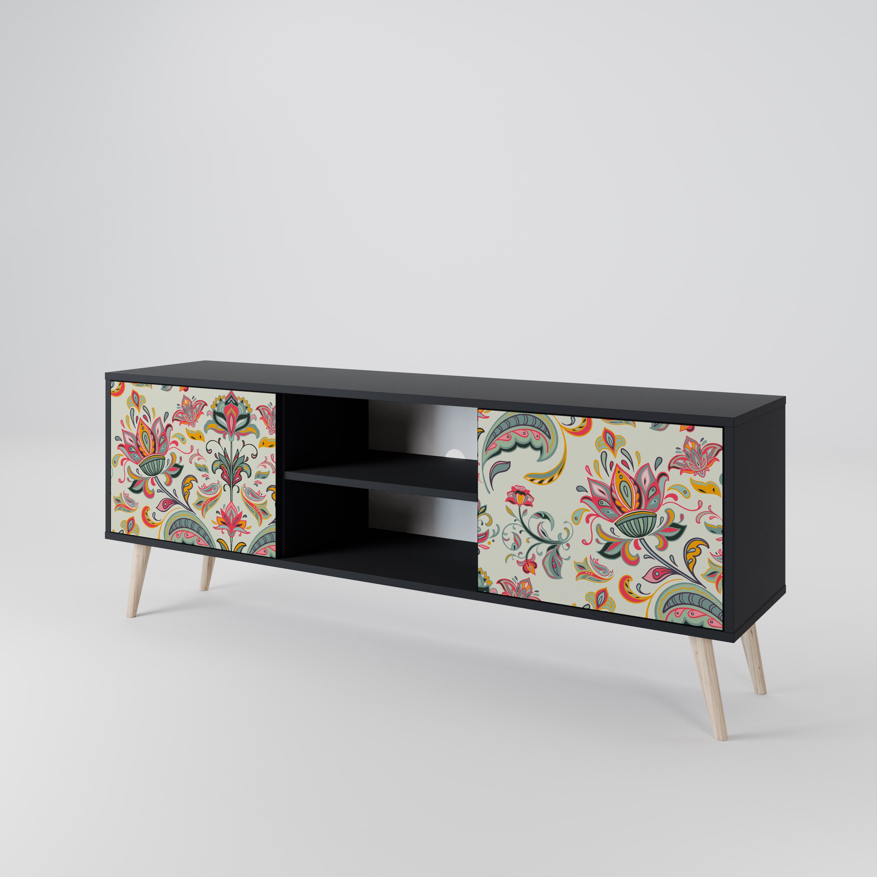 ORGANIC FOLKLORE 2-Door TV Cabinet