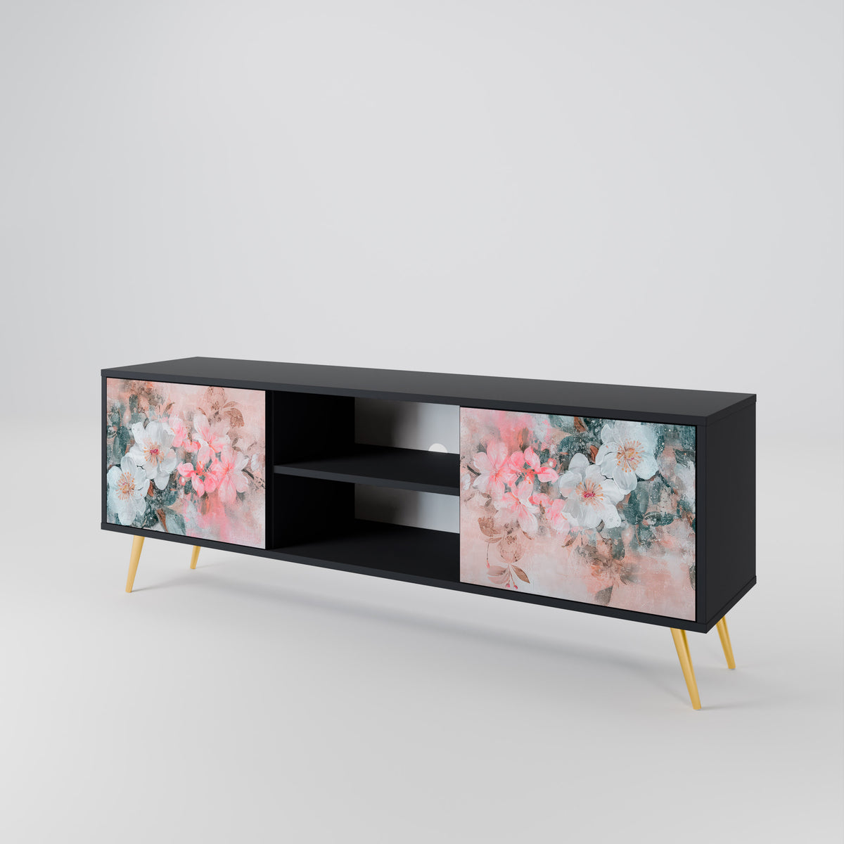 CHERRY BLOSSOM Dvoudveřový TV stolek