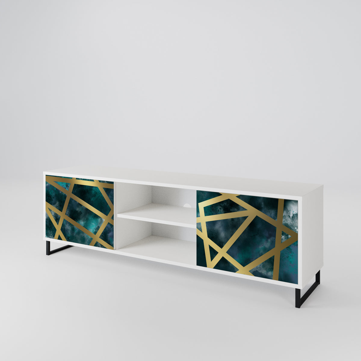 THE LABYRINTH OF GOLD Dvoudveřový TV stolek