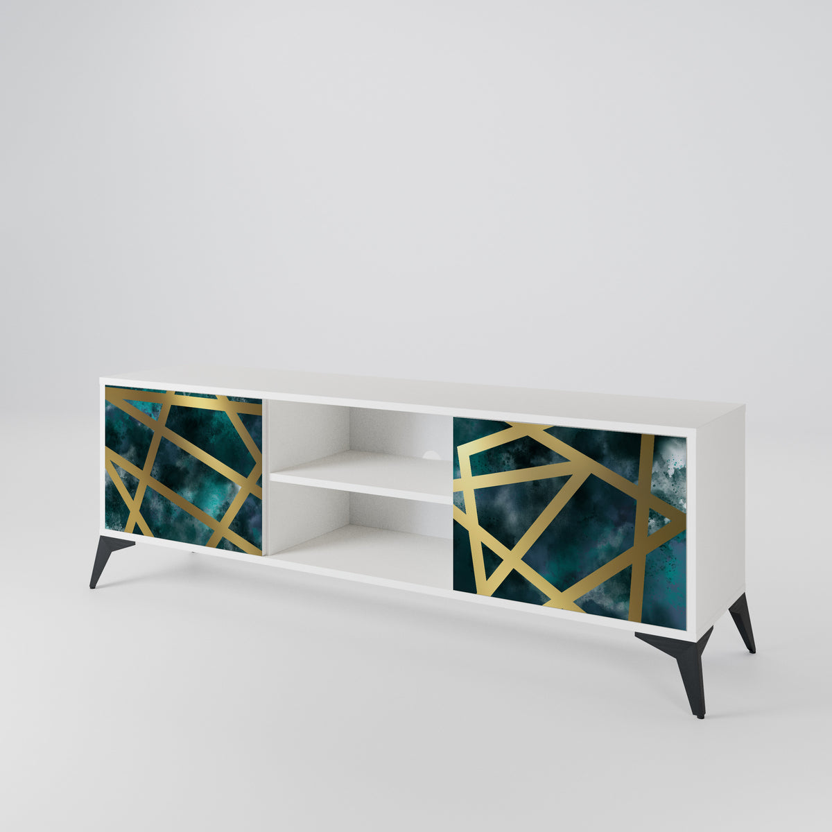 THE LABYRINTH OF GOLD Dvoudveřový TV stolek