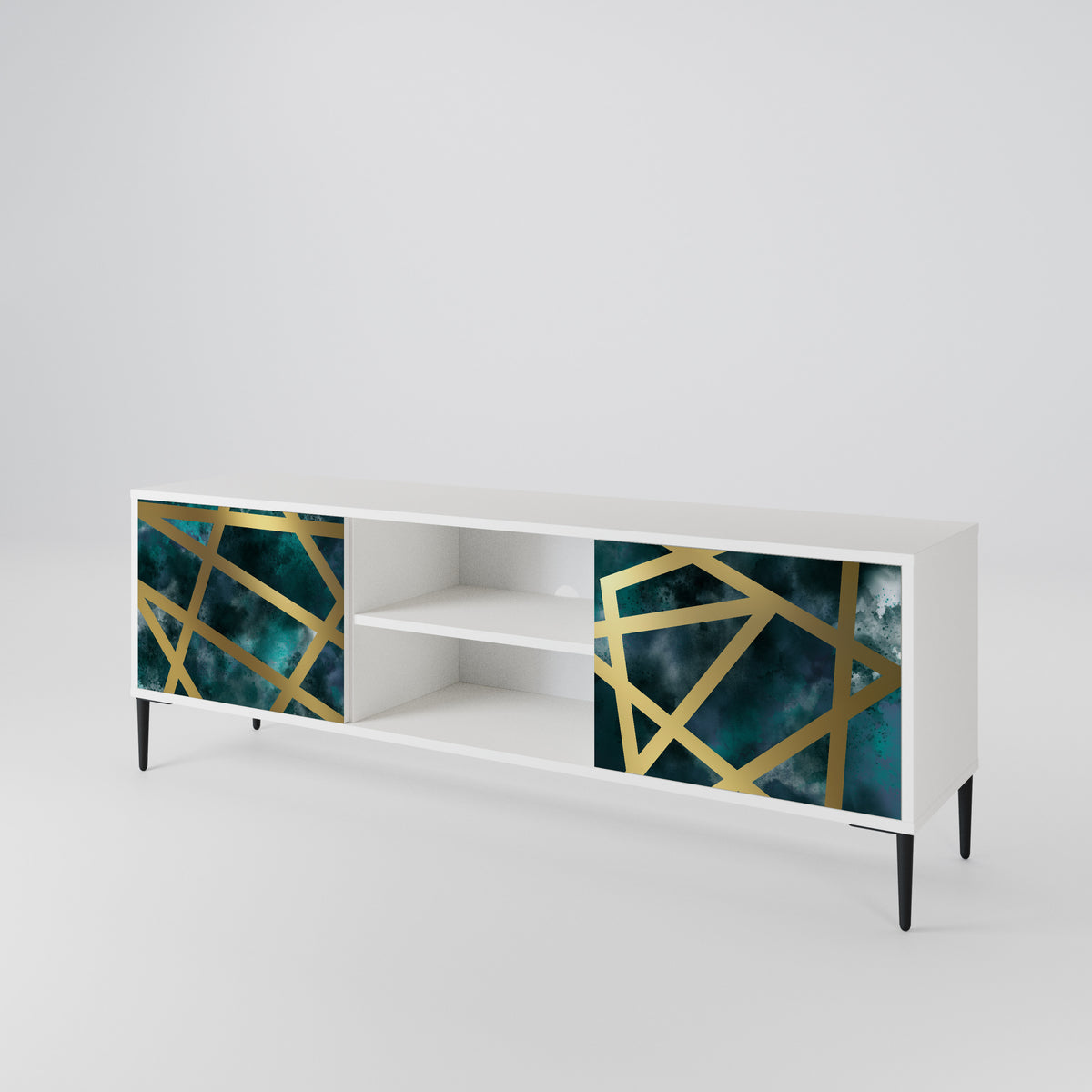 THE LABYRINTH OF GOLD Dvoudveřový TV stolek