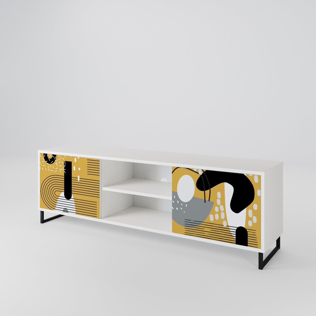 SHAPESHIFT SYMPHONY Dvoudveřový TV stolek