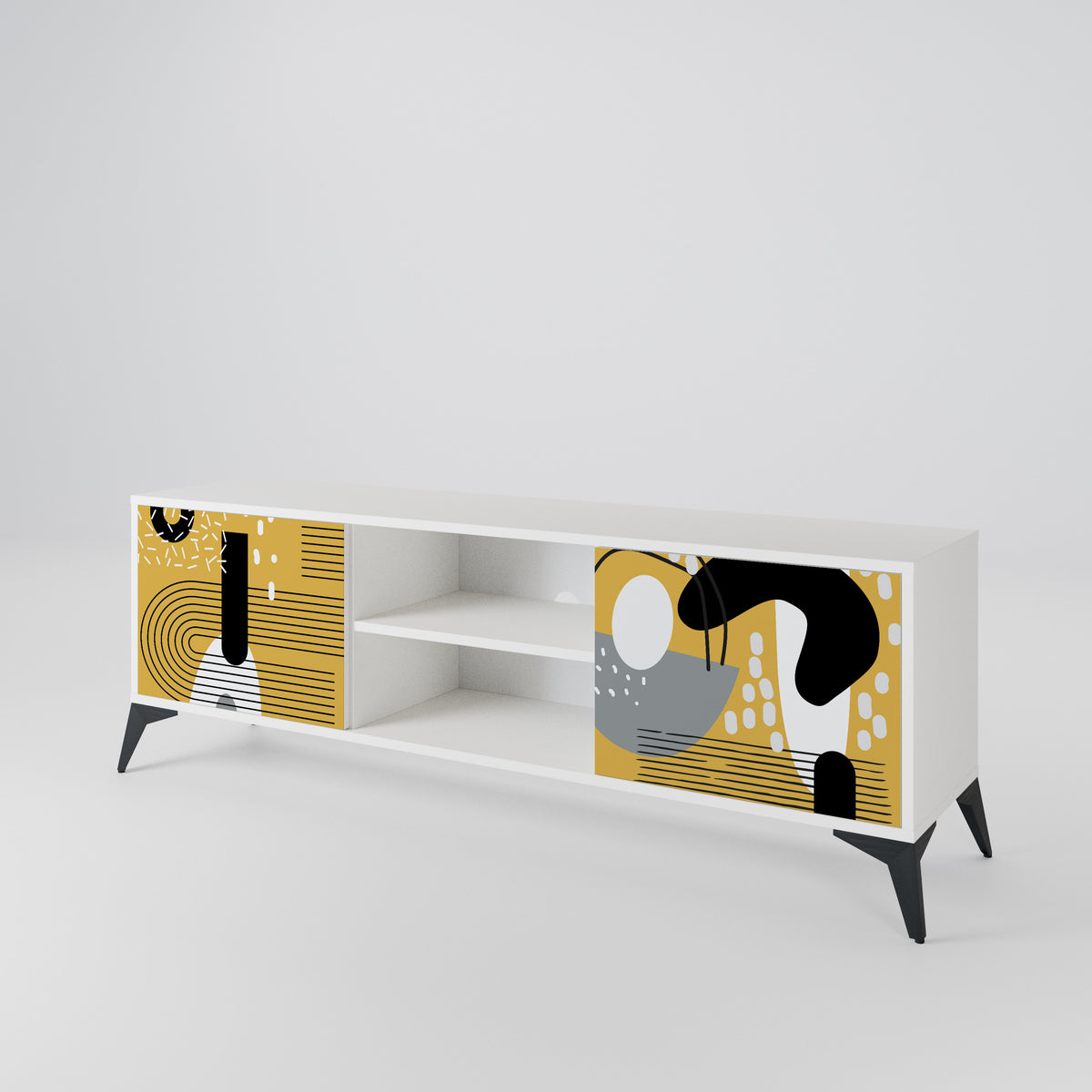 SHAPESHIFT SYMPHONY Dvoudveřový TV stolek