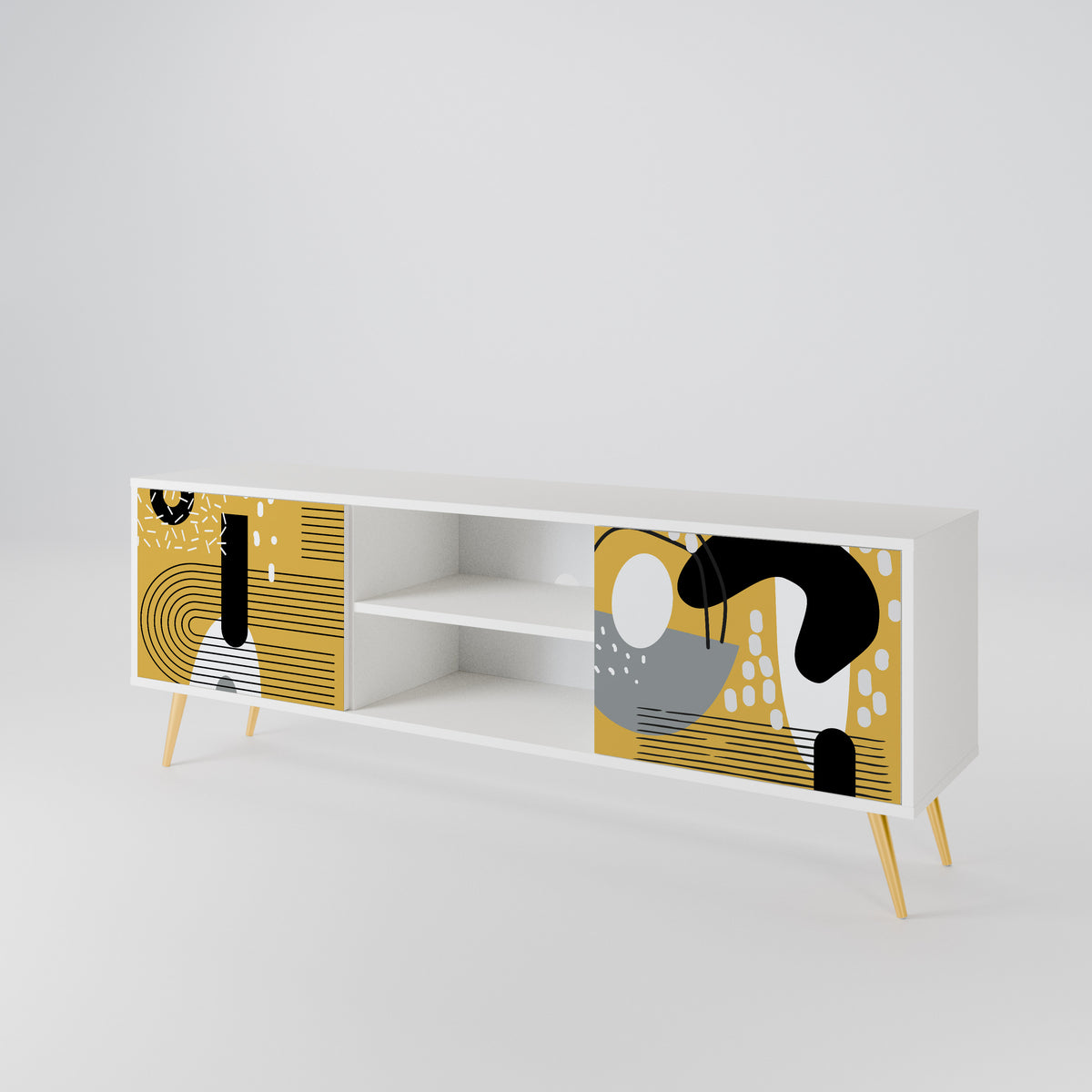 SHAPESHIFT SYMPHONY Dvoudveřový TV stolek