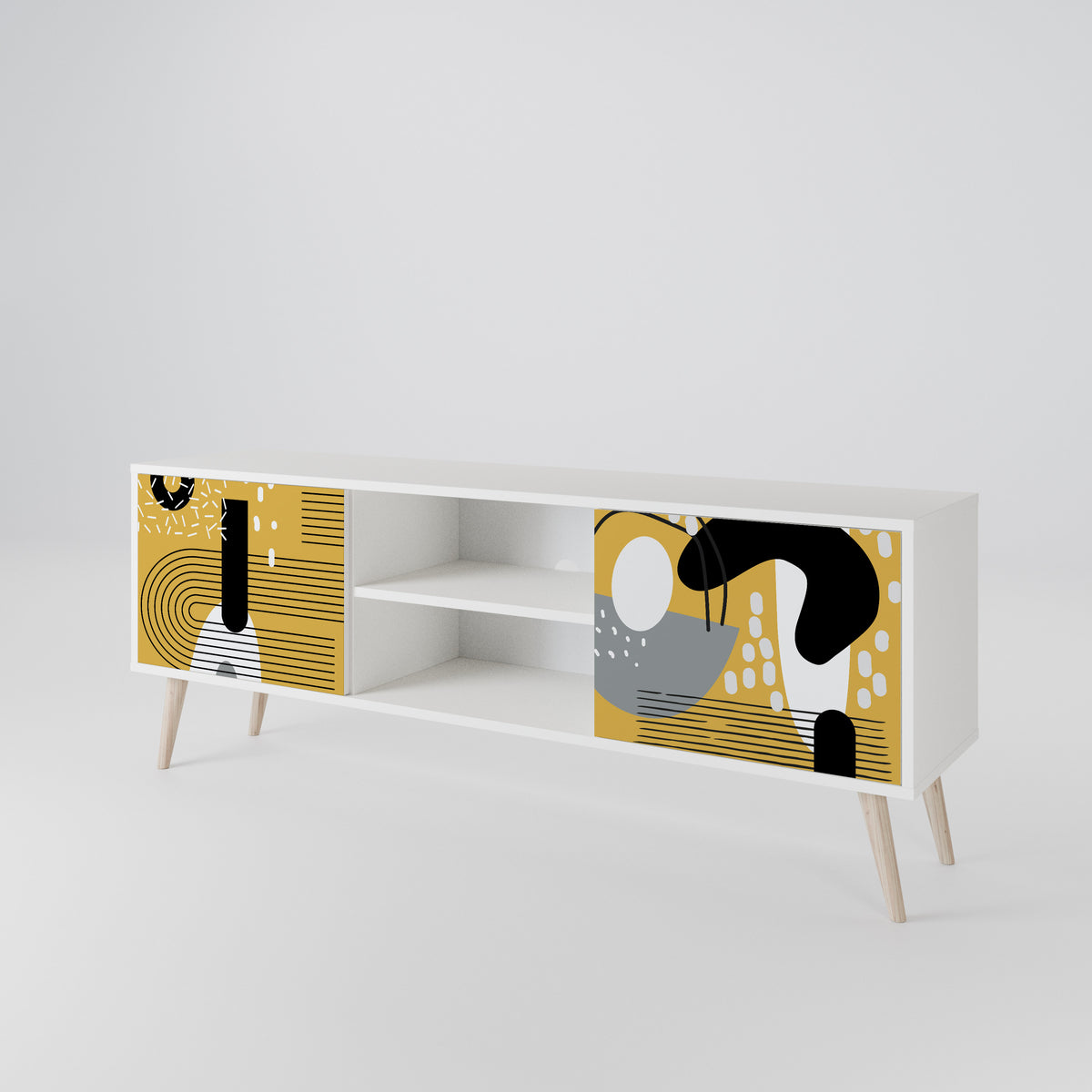 SHAPESHIFT SYMPHONY Dvoudveřový TV stolek