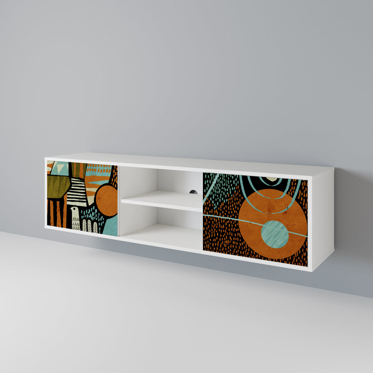 GEODE GLIMMER Dvoudveřový TV stolek