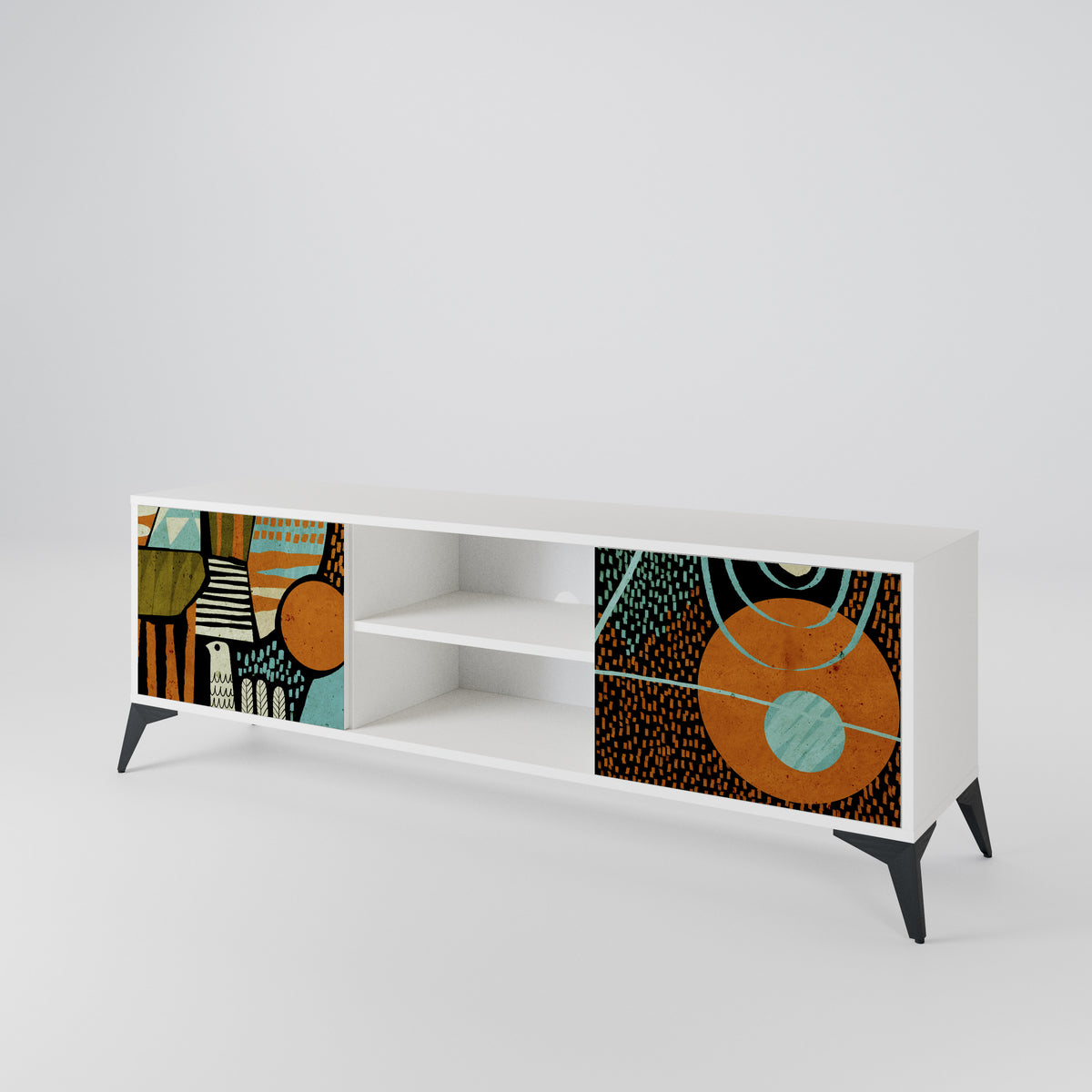 GEODE GLIMMER Dvoudveřový TV stolek