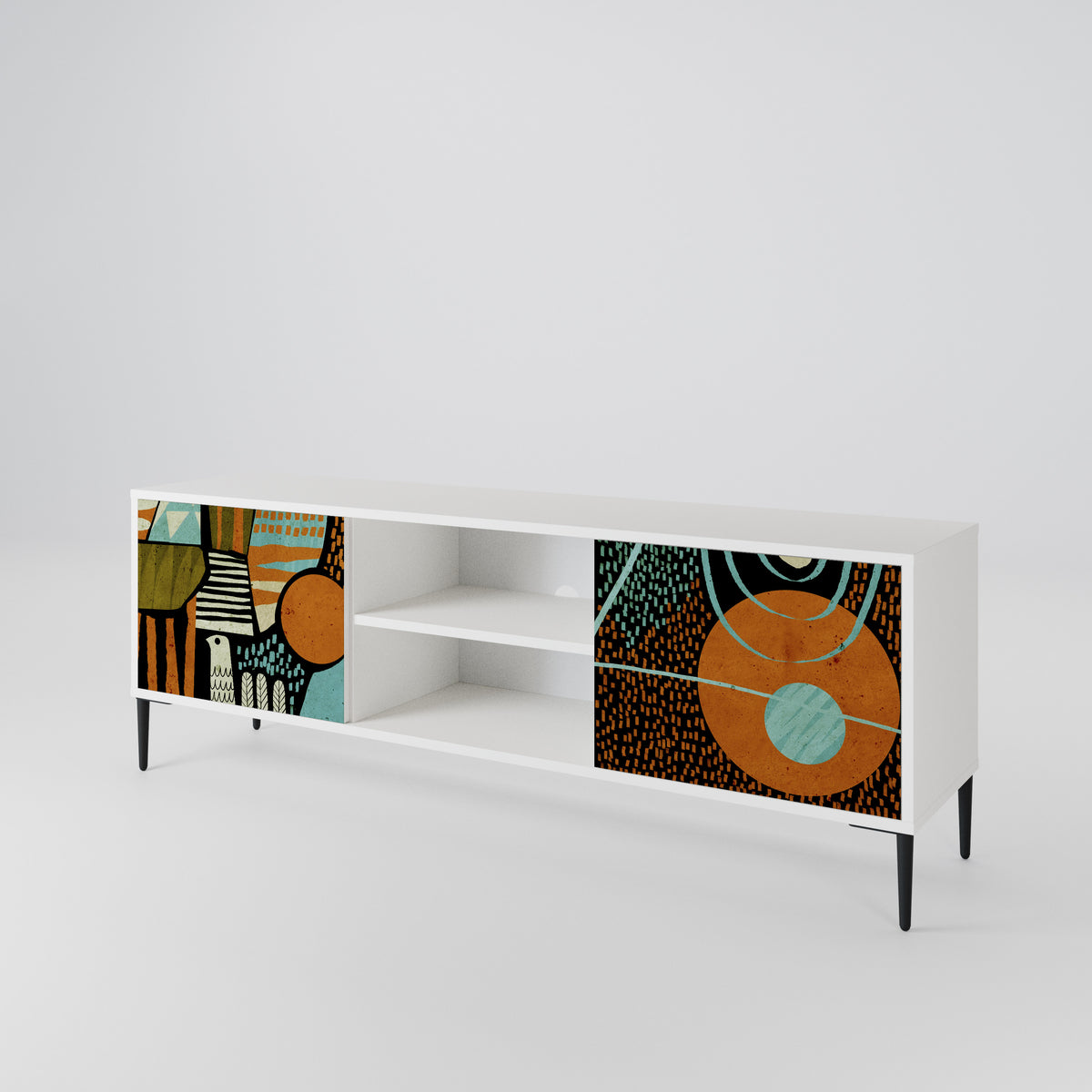 GEODE GLIMMER Dvoudveřový TV stolek