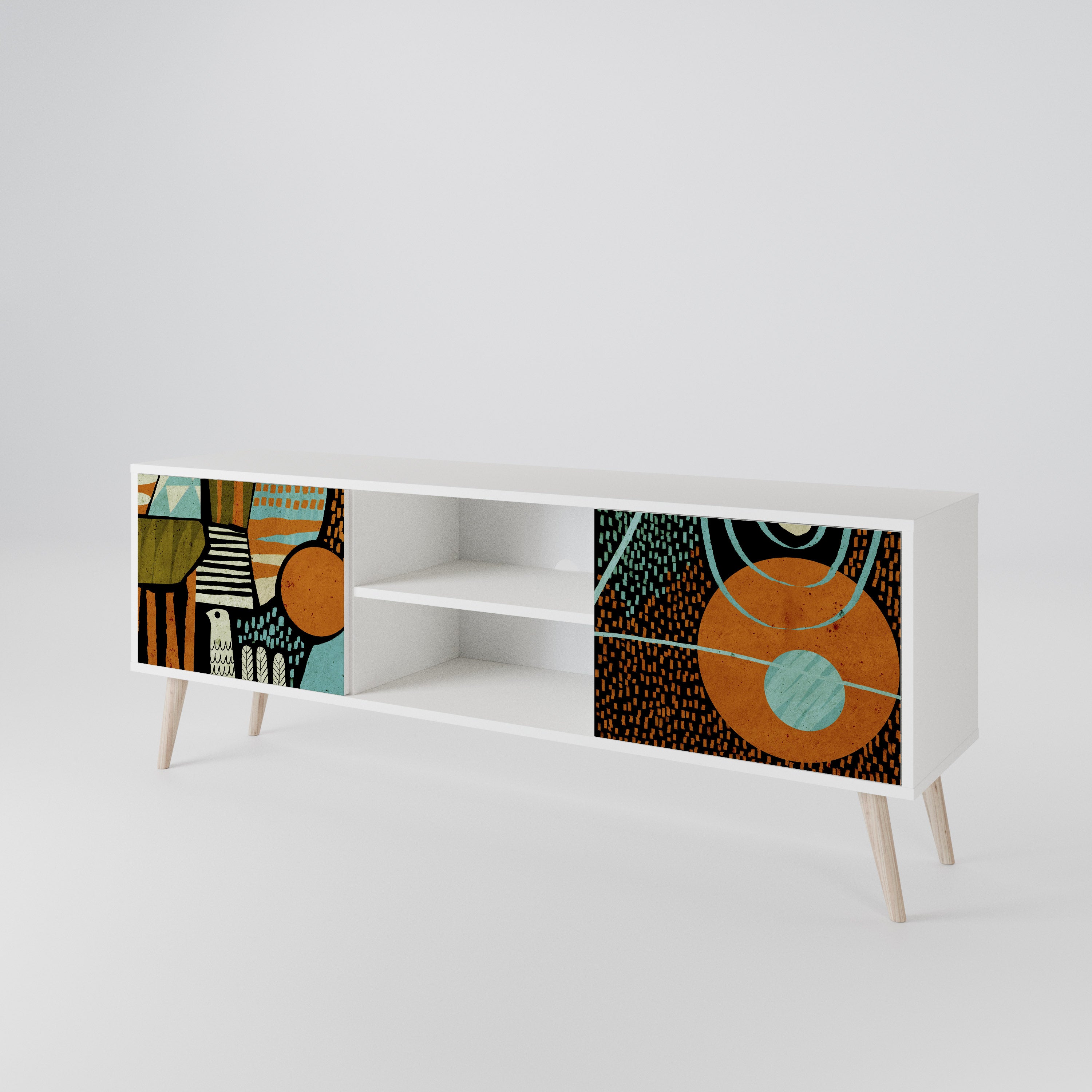 GEODE GLIMMER Dvoudveřový TV stolek