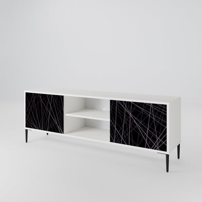 SHIMMER SPIDERGRAM Dvoudveřový TV stolek