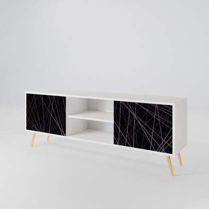 SHIMMER SPIDERGRAM Dvoudveřový TV stolek