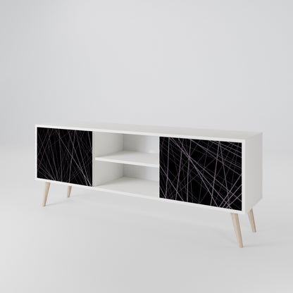 SHIMMER SPIDERGRAM Dvoudveřový TV stolek