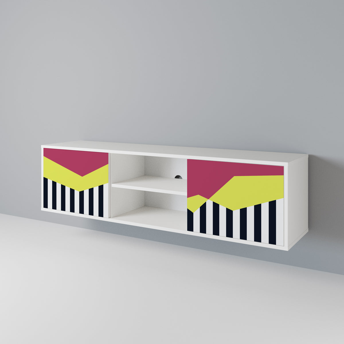 PIANO FANTASY Dvoudveřový TV stolek