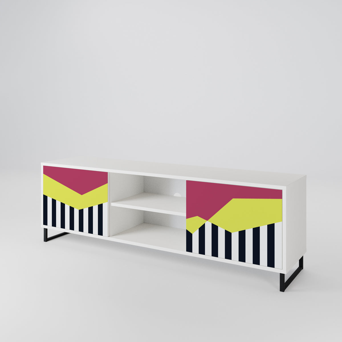 PIANO FANTASY Dvoudveřový TV stolek