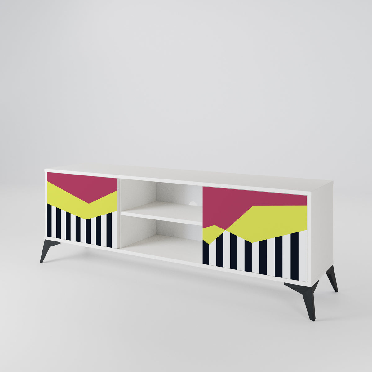 PIANO FANTASY Dvoudveřový TV stolek