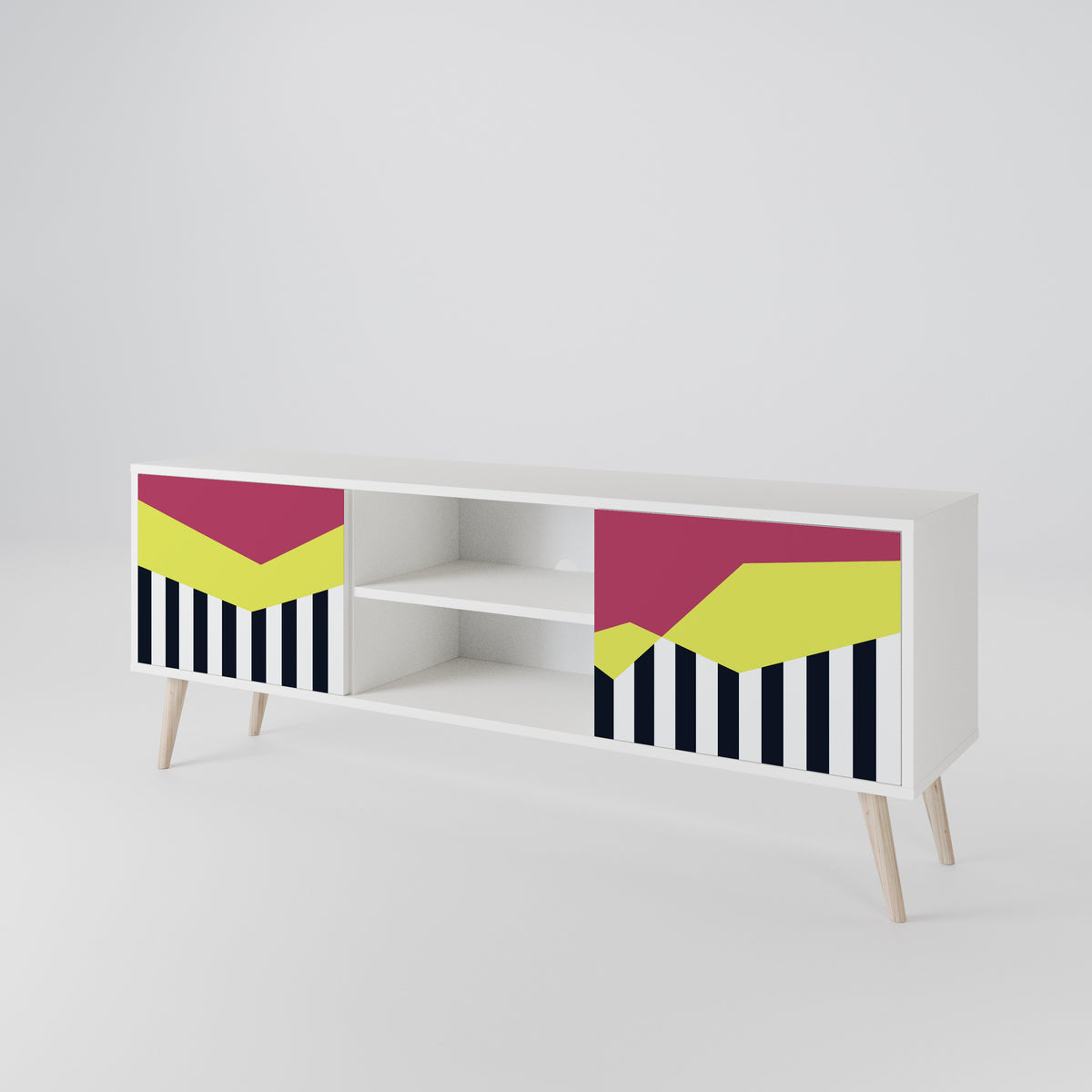 PIANO FANTASY Dvoudveřový TV stolek