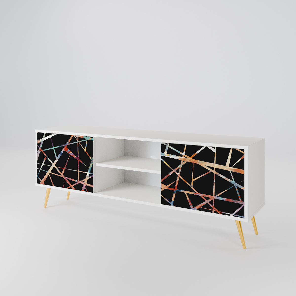 POLYGON VERVE Dvoudveřový TV stolek