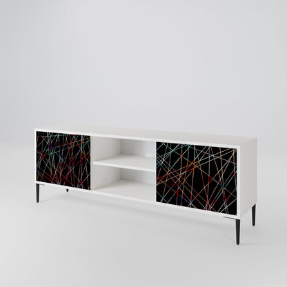 LUMINOUS SNARE Dvoudveřový TV stolek