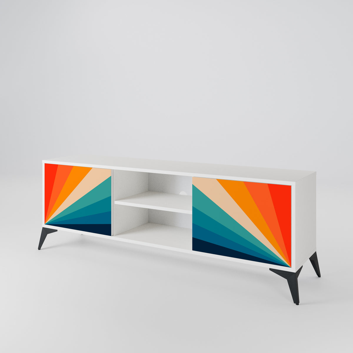 PRISM CONCUSSION Dvoudveřový TV stolek