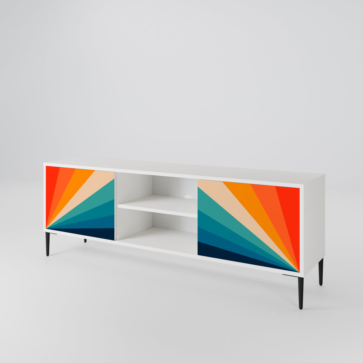 PRISM CONCUSSION Dvoudveřový TV stolek