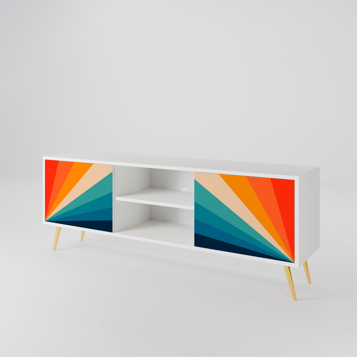 PRISM CONCUSSION Dvoudveřový TV stolek