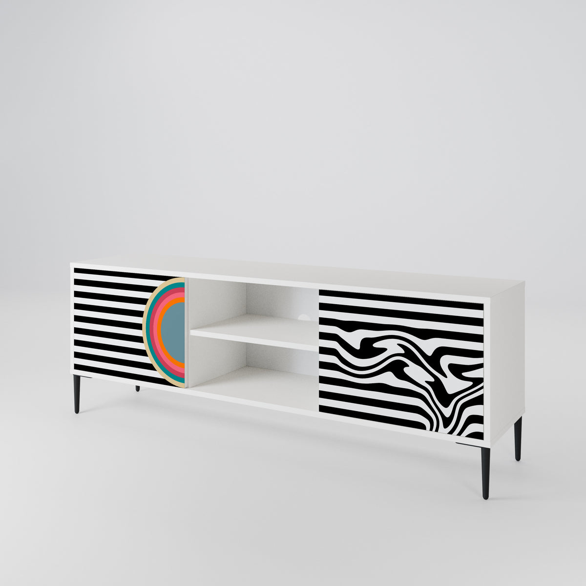 SPECTRA SHOWCASE Dvoudveřový TV stolek