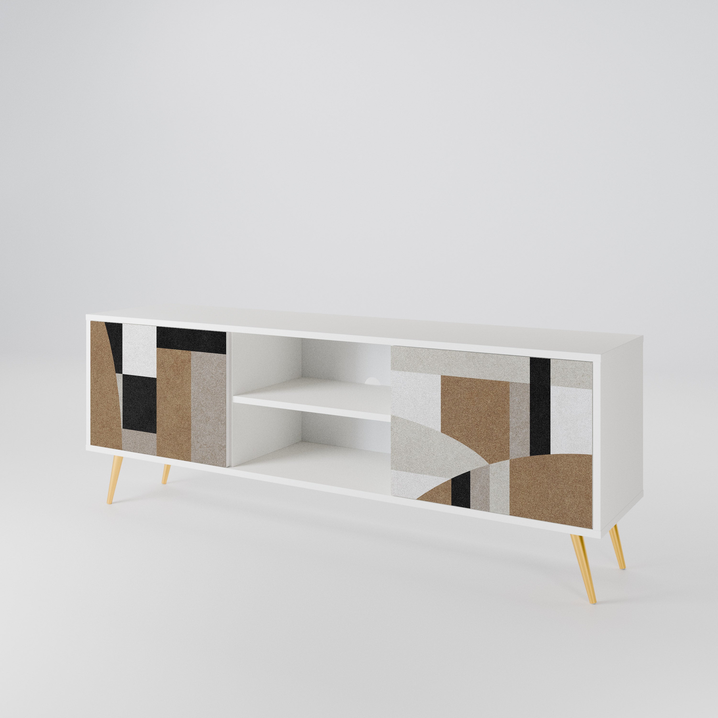 DELICATE MEMENTO Dvoudveřový TV stolek