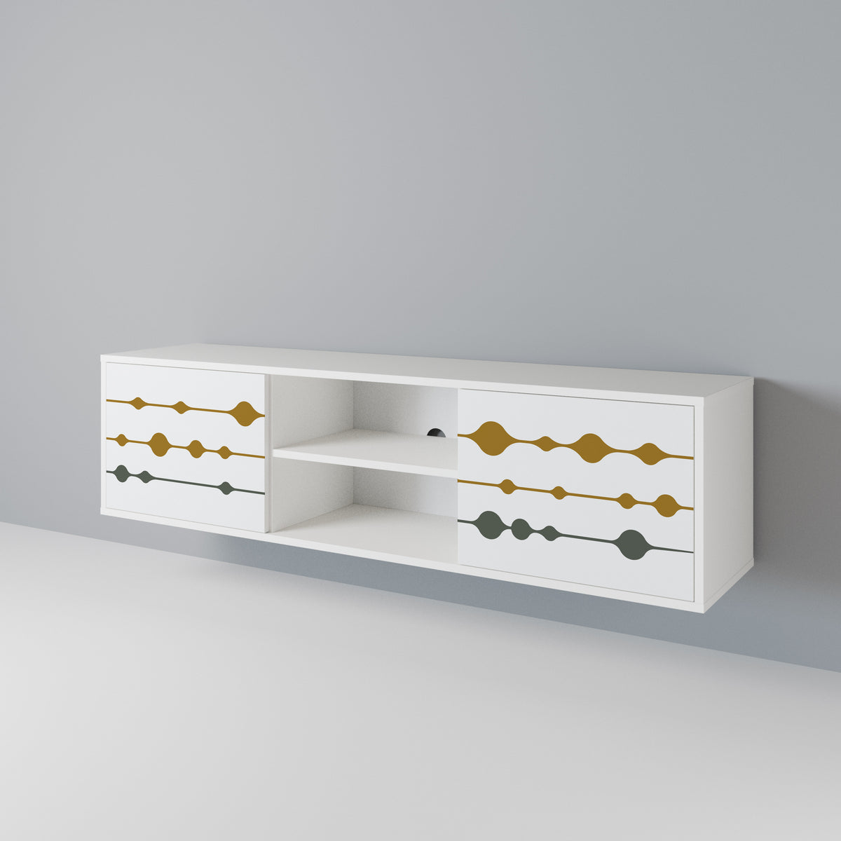 VIVID TONE Dvoudveřový TV stolek