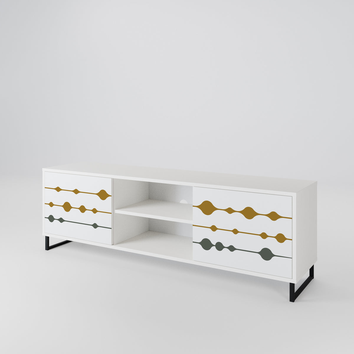 VIVID TONE Dvoudveřový TV stolek