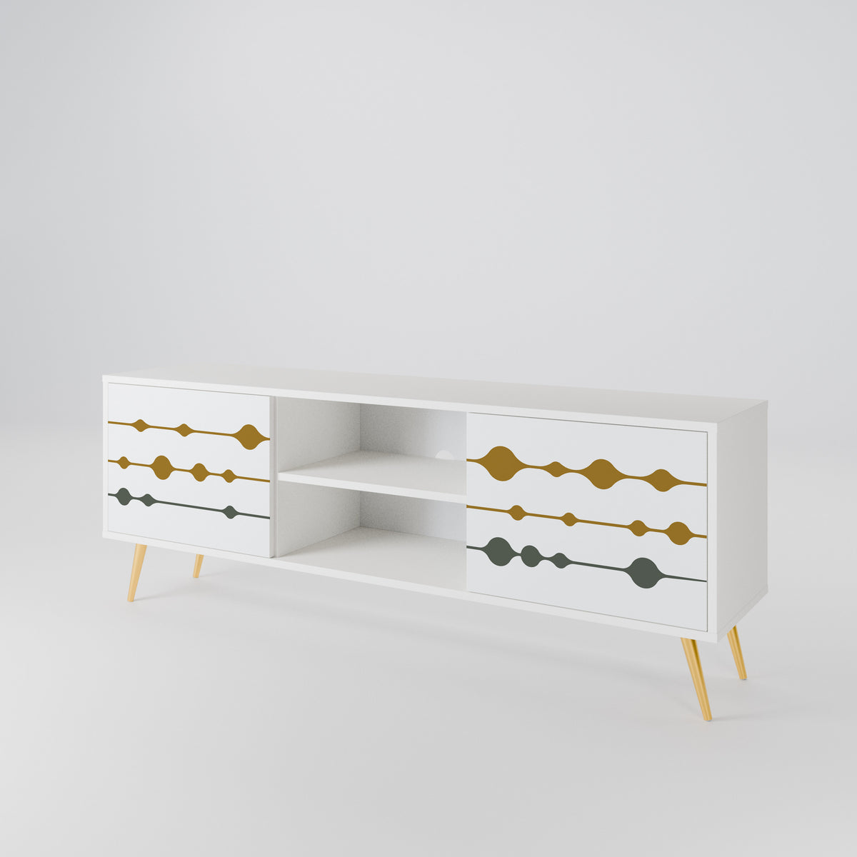 VIVID TONE Dvoudveřový TV stolek