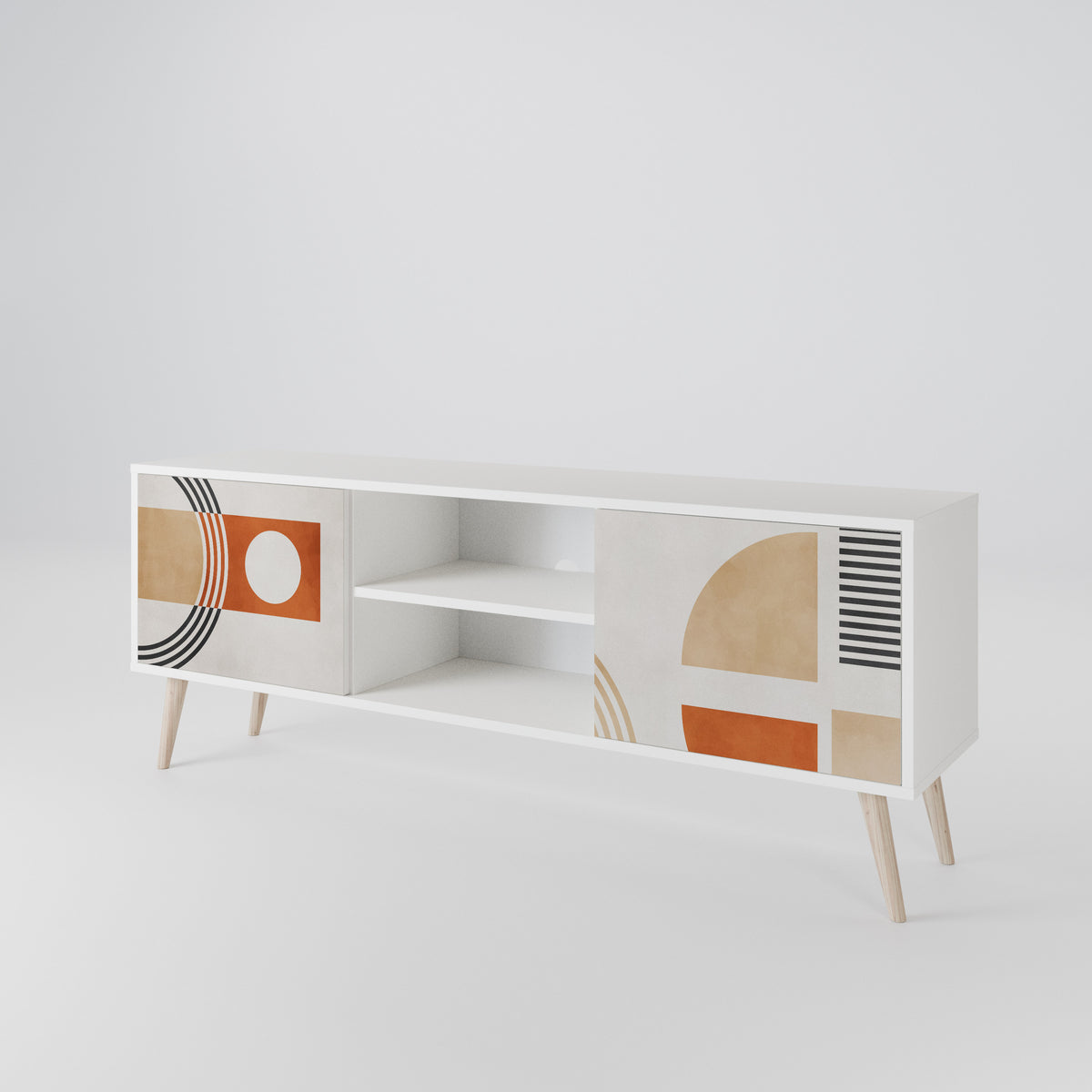 SPACE AROUND Dvoudveřový TV stolek