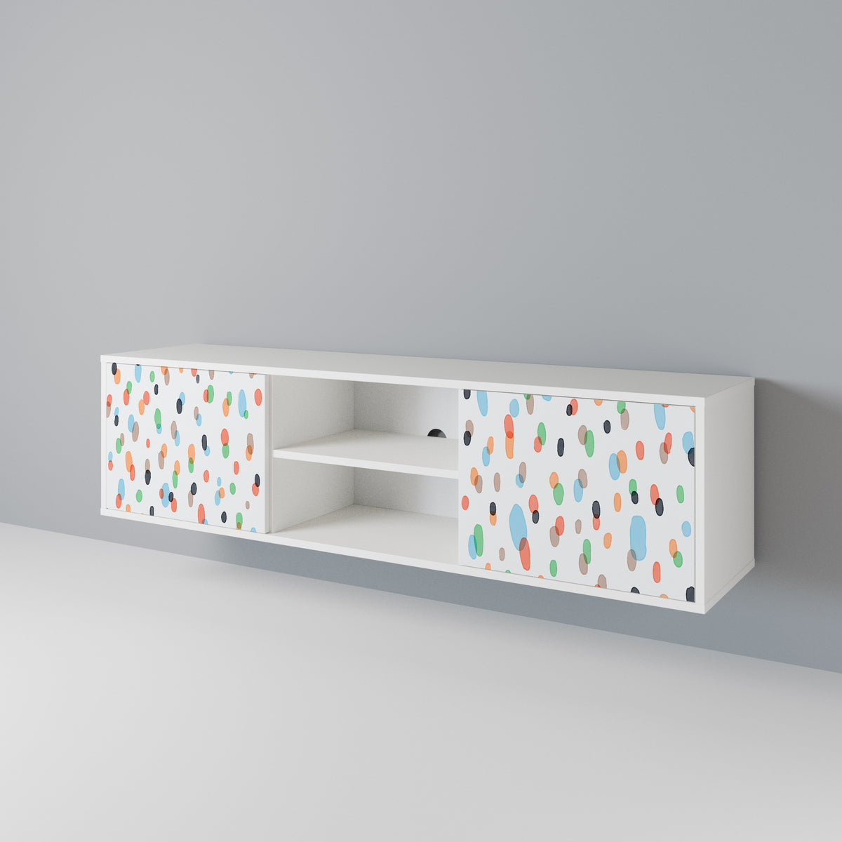 ENERGETIC SPOTS Dvoudveřový TV stolek