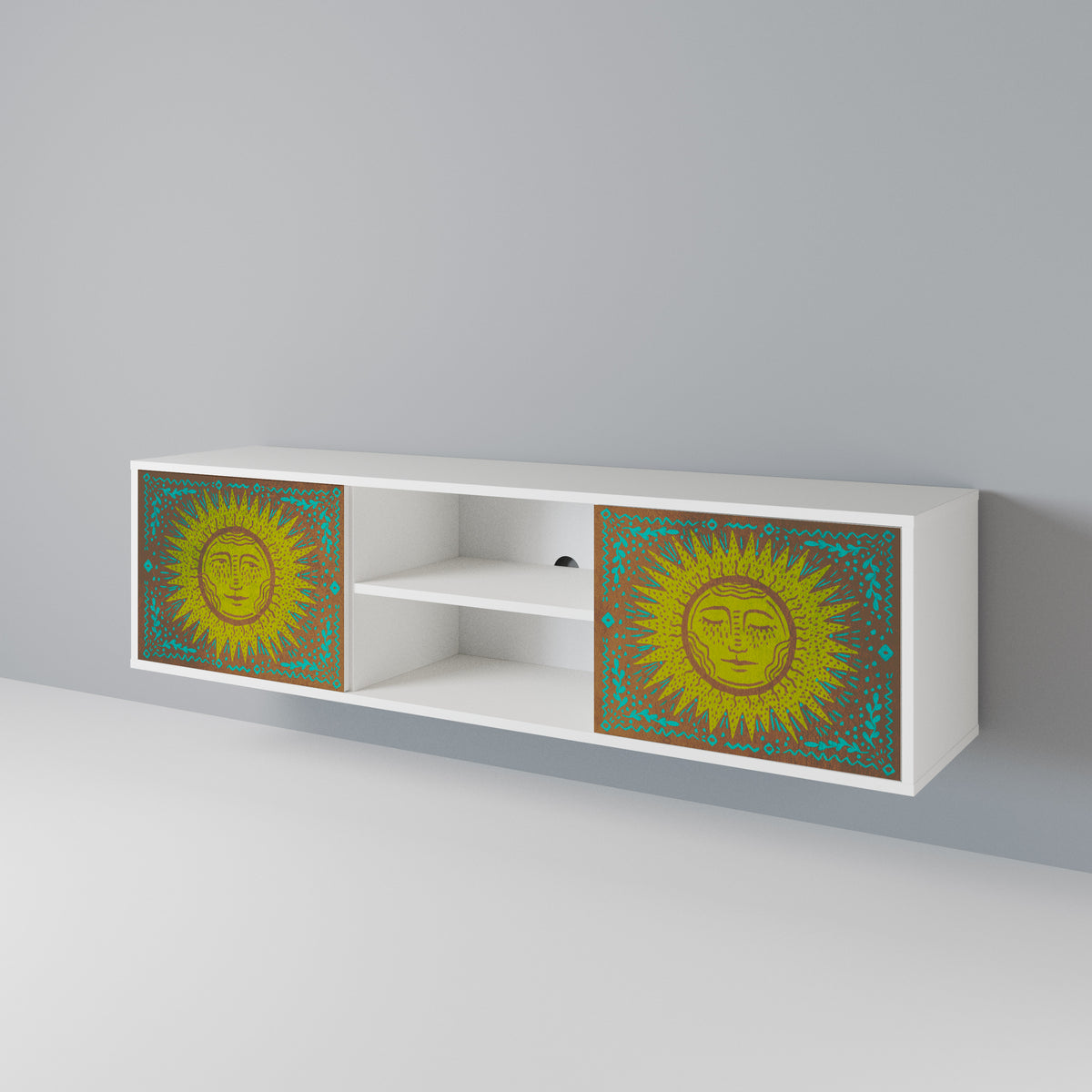 SUNSHINE EULOGY Dvoudveřový TV stolek